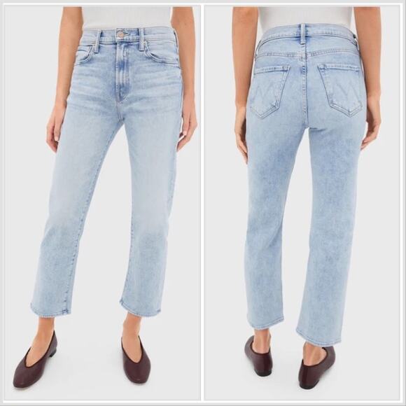 Mother The Ditcher Ankle Zip Jeans in Light as a Feather Size 31 EUC - Picture 3 of 13